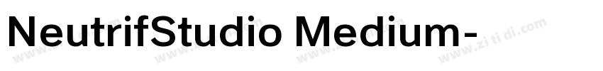 NeutrifStudio Medium字体转换
